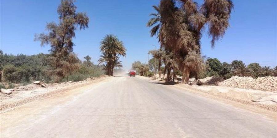 محافظ أسوان يتابع الأعمال الجارية بمشروع رصف طريق "إدفو - مرسى علم"