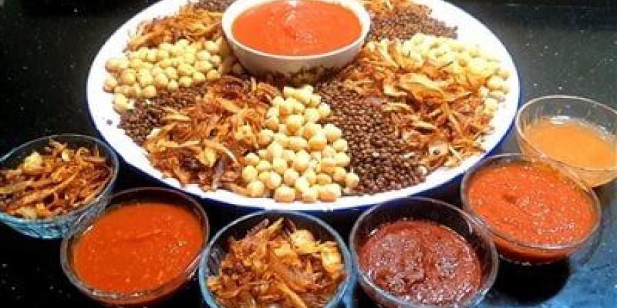 طريقة عمل كشري الحلة الواحدة