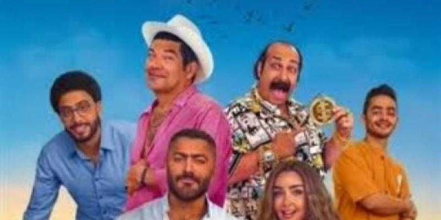 تامر حسني يحتفل بالعرض الخاص لفيلمه ”ريستارت”