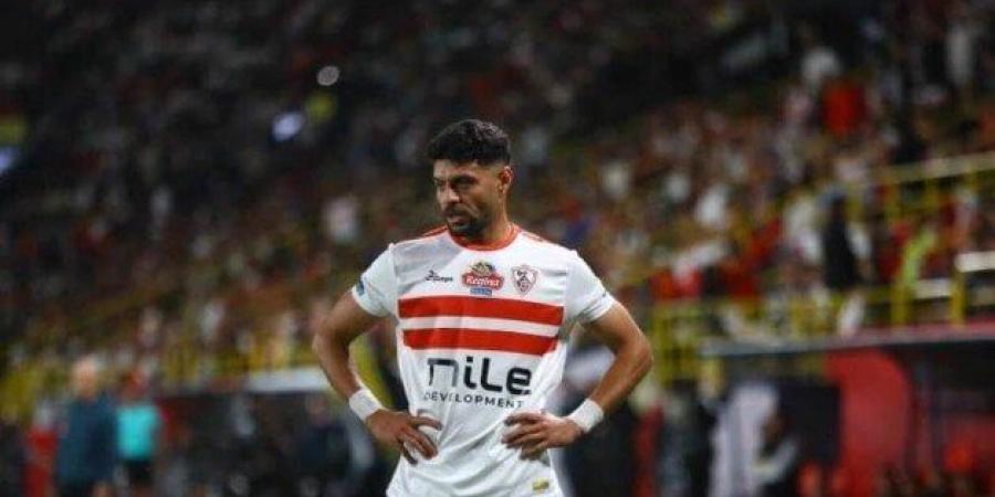 تدريب منفرد لـ مصطفى شلبي في مران الزمالك اليوم