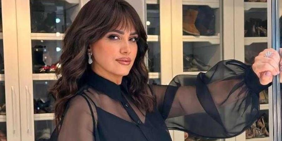 ريهام عبد الغفور تتألق بإطلالة أنيقة بالأسود
