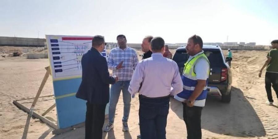 رئيس شركة إجيماك يتفقد محطة محولات العبور 6 جهد 22/220 ك.ف