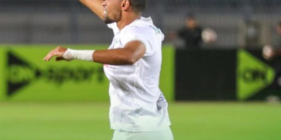 المصري يتقدم على حرس الحدود بهدف نظيف في الشوط الأول