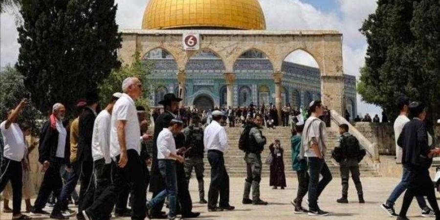 عشرات المستوطنين يقتحمون باحات المسجد الأفصى بحماية شرطة الاحتلال