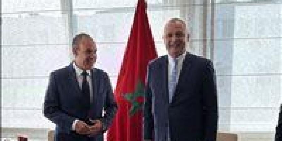 وزير الخارجية يبحث مع وزير الصناعة والتجارة المغربي تعزيز التبادل التجاري والاستثماري