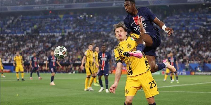 نهائي دوري أبطال أوروبا.. إنتر ميلان ينهار أمام باريس سان جيرمان في الشوط الأول