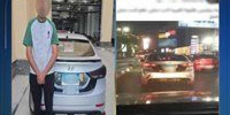 ضبط قائد سيارة بمصر الجديدة ثبت لوحتين مختلفتين على مركبته أثناء سيره