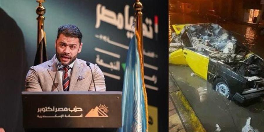 مصر أكتوبر يتكفل بتوفير تاكسي جديد لسائق الإسكندرية المتضرر