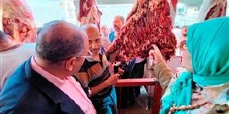 وكيل زراعة البحيرة يتفقد منافذ بيع اللحوم الطازجة والسلع الغذائية