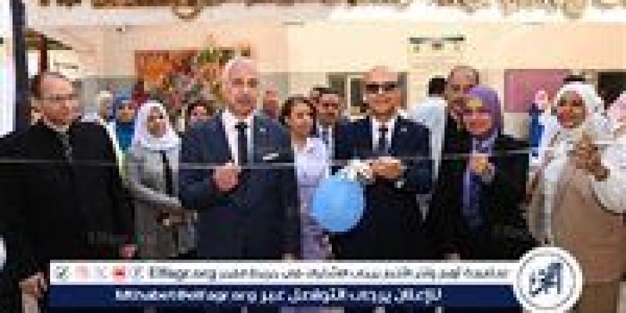 رئيس جامعة أسيوط يفتتح المعرض والحفل السنوي للأقسام العلمية بكلية التربية النوعية