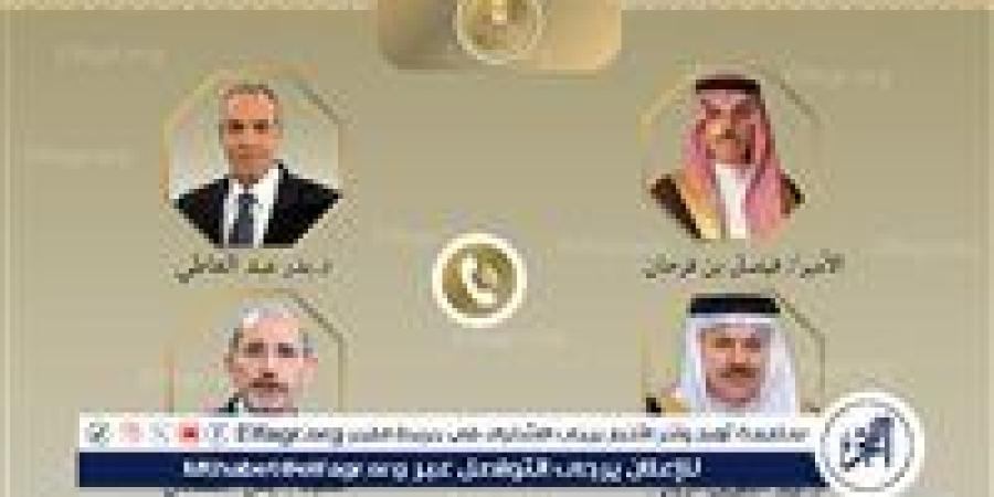 اتصالات متواصلة لوزير الخارجية مع وزراء خارجية السعودية والأردن والبحرين