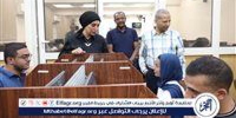 رئيس جامعة الأقصر تتفقد سير امتحانات كليتي الطب والحاسبات والمعلومات