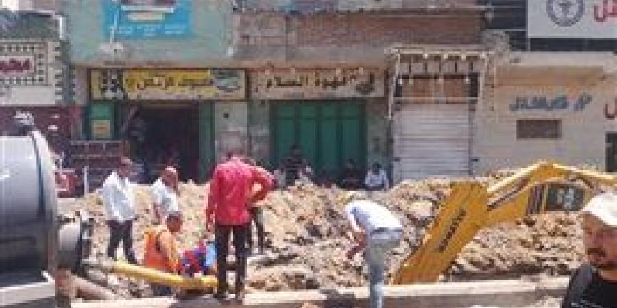 رئيس مياه الغربية : جاري حل مشكلة انفجار خط طرد بسيون في اسرع وقت