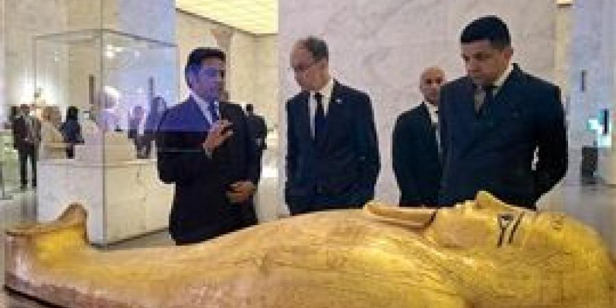 رئيس وزراء جمهورية صربيا يزور المتحف المصري الكبير والمتحف القومي للحضارة المصرية ومنطقة أهرامات الجيزة