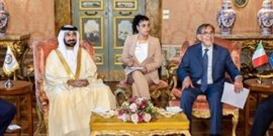 رئيس البرلمان العربي ورئيس مجلس الشيوخ الإيطالي يتفقان على توقيع اتفاقية تعاون مشترك