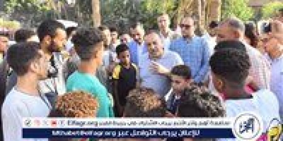 محافظ أسيوط يتفقد أعمال تطوير طريق نجع سبع - منقباد