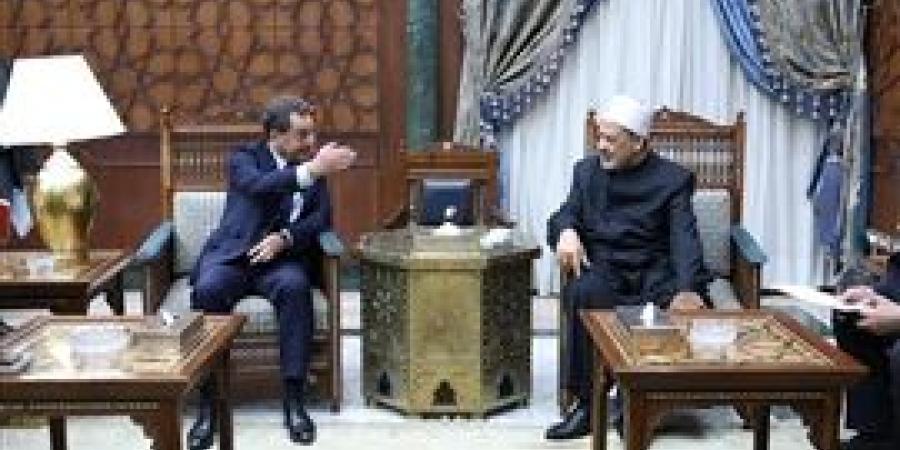 شيخ الأزهر يستقبل السفير الفرنسي ويعرب عن تقديره لموقف فرنسا المتزن